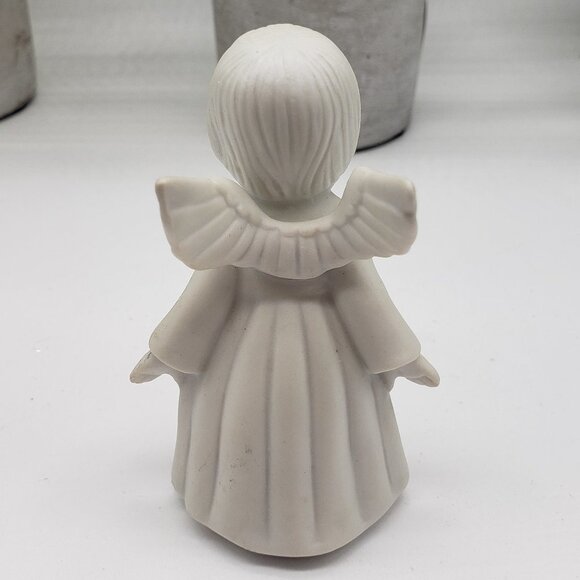 Lefton 1983 White Bisque 02079 Angel Figurine - Picture 5 of 8